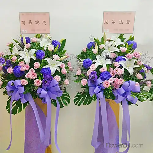紫離-高架花籃送台北(一對)
