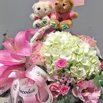 盆花送台北