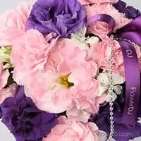 粉紫燦然-小型康乃馨盆花-2022母親節