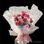 母親節限定款康乃馨玫瑰發光花束