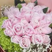 台北送花-粉萃33朵玫瑰花束