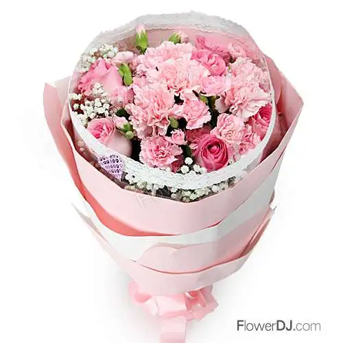 絕代佳人-康乃馨玫瑰花束送台北-母親節 活動