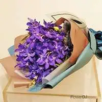 紫色千岱蘭花束