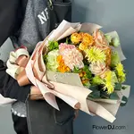 進口康乃馨玫瑰花束 送台北