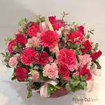 進口康乃馨玫瑰花束 送台北