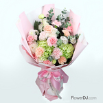 滿馨歡喜-康乃馨花束母親節送花全台送花