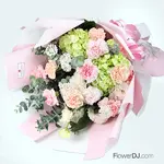 滿馨歡喜-康乃馨花束母親節送花全台送花