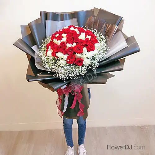 99朵玫瑰花束 專人送花 超大束