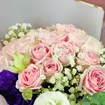 台北花店送花 20朵粉玫瑰花束
