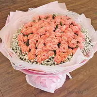 求婚100%_100朵玫瑰花束
