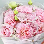 母親節花束 康乃馨玫瑰花束