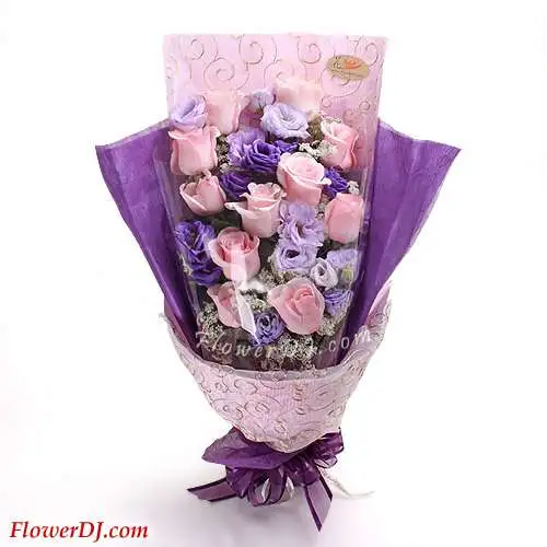百年紫愛妳_11朵玫瑰花
