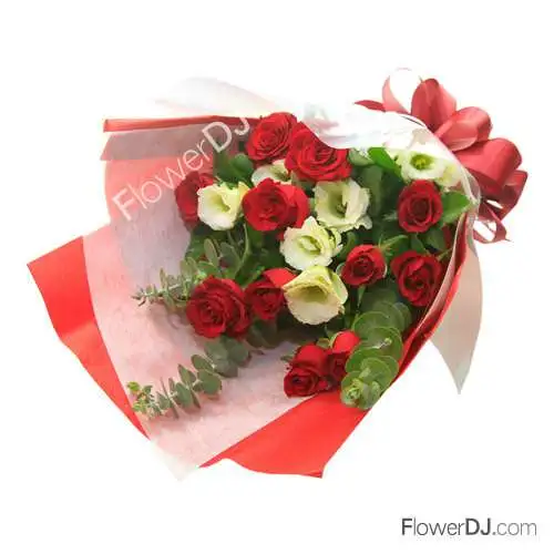 代客送花 11朵紅玫瑰花束