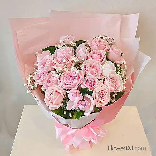 情人節送花-花店送花20朵玫瑰花束