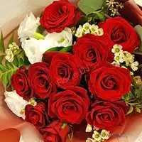 愛情宣言-16朵混色玫瑰花束-加贈閃耀燈串