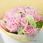 粉玫瑰花束 送台北