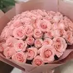 花店送花 50朵玫瑰花束