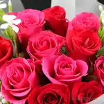 情人節送花推薦 11朵玫瑰花束-加贈閃耀燈串