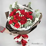 情人節送花 紅玫20朵花束