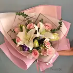 百合玫瑰花束送台北