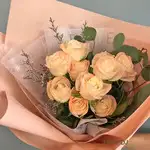 桔戀-噴染玫瑰花束 送台北-送閃耀燈串