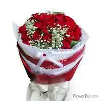 愛情紅騎士_33朵紅色玫瑰花束