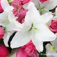 奢迷最愛_百合玫瑰花束