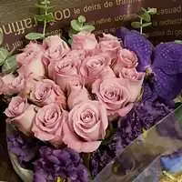 玫瑰花束-紫色的夢幻