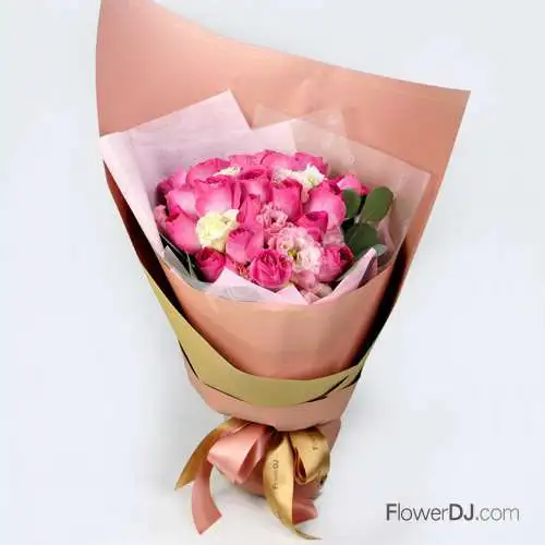 甜心玫瑰-33朵玫瑰花束
