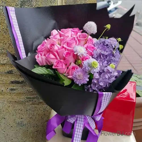 紫爵-玫瑰花束