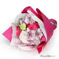 粉嫩馨意-康乃馨花束-母親節 活動