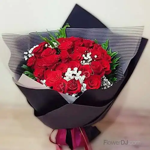 真愛-33朵紅玫瑰花束