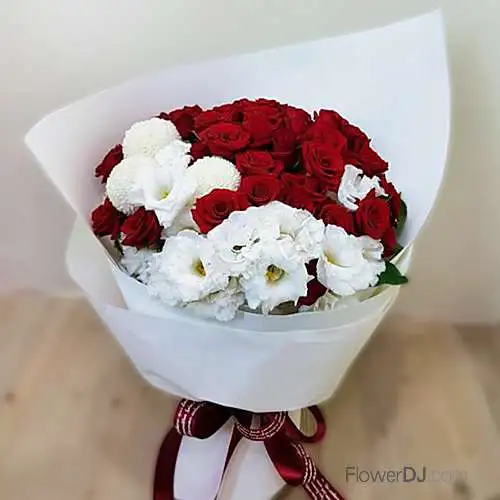 戀情-33朵紅玫瑰花束