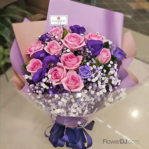 紫天王玫瑰花束-紫悅 214情人節