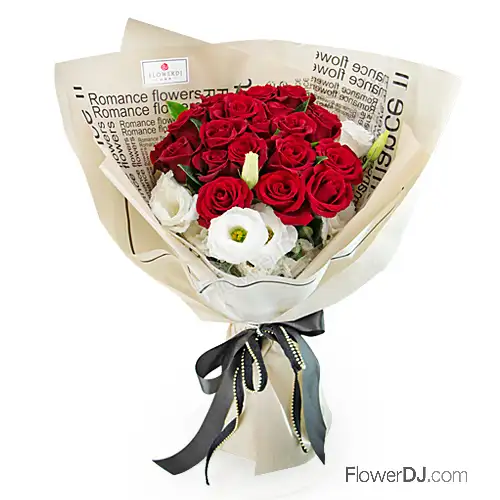 情人節推薦-20朵紅玫瑰花束