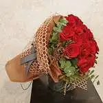 紅玫瑰花束20朵-情人節推薦  送閃耀燈串