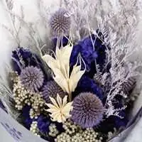 紫未眠-乾燥花束