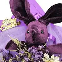 聖誕交換禮物－粉紫兔