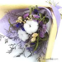 紫色情迷 乾燥花束