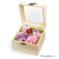 盒裡的真心-香皂花盒