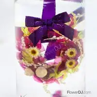 日本流行-瓶中花圈,浮游花-母親節 花