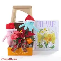 聖誕小太陽花盒((加贈相框熊